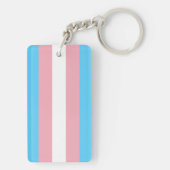 Transgender flag trans pride LGBT symbol gay homos キーホルダー (裏面)