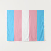 Transgender flag trans pride LGBT symbol gay homos タペストリー (正面(横))
