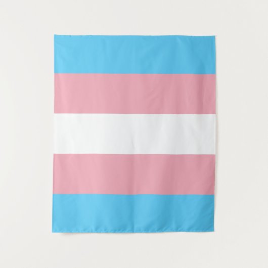 Transgender flag trans pride LGBT symbol gay homos タペストリー (正面)