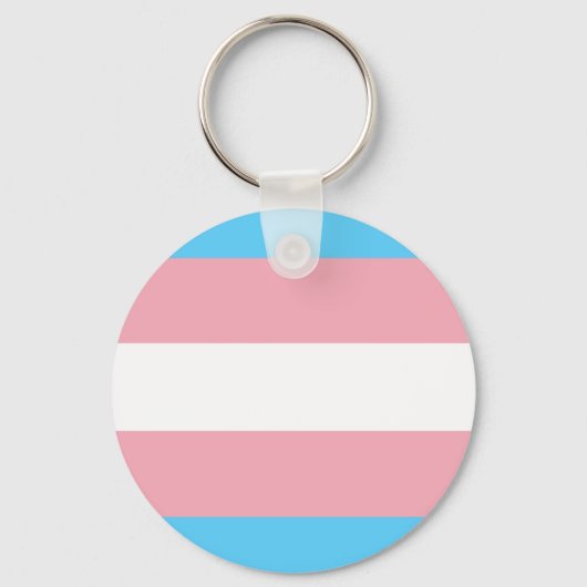 Transgender Flagge キーホルダー (正面)