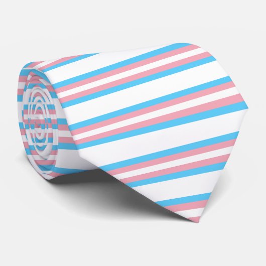 Transgender Flagge ネクタイ (ロール)