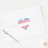 Transgender Flagge ハートシール (封筒)