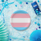 Transgender Flagge ペーパープレート (パーティー)