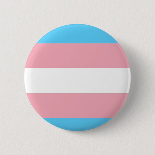 Transgender Flagge 缶バッジ (正面)
