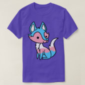 Transgender Fox Trans Pride Premium T-Shirt Tシャツ (デザイン正面)