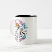 Transgender Funny Halloween – I Ghost People ツートーンマグカップ (正面左)