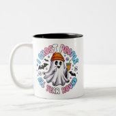 Transgender Funny Halloween – I Ghost People ツートーンマグカップ (左)