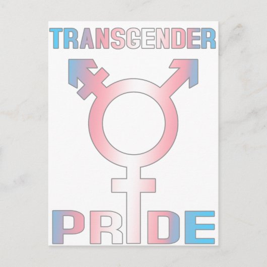 Transgender Pride ポストカード (正面)