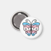 Transgender Pride Butterfly Magnet マグネット (正面/裏面)