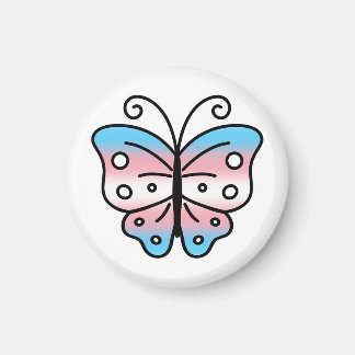 Transgender Pride Butterfly Magnet マグネット