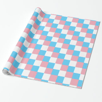 Transgender pride colors Wrapping Paper ラッピングペーパー