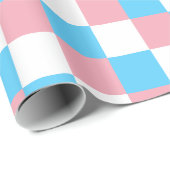 Transgender pride colors Wrapping Paper ラッピングペーパー (ロールコーナー)