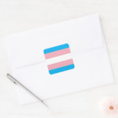 Transgender Pride Flag スクエアシール (封筒)