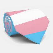 Transgender Pride Flag ネクタイ (ロール)