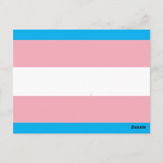 Transgender Pride Flag ポストカード (裏面)
