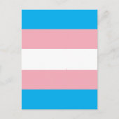 Transgender Pride Flag ポストカード (正面)