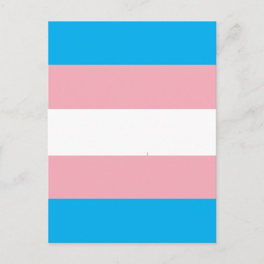 Transgender Pride Flag ポストカード (正面)
