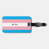 Transgender Pride Flag ラゲッジタグ (裏面横)