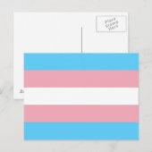 Transgender pride flag Postcard ポストカード (正面/裏面)
