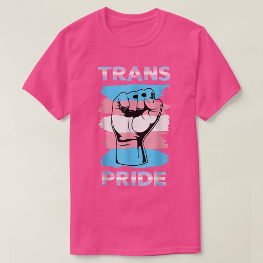 Transgender Pride Flag Trans Pride  Tシャツ (デザイン正面)