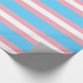 Transgender pride flag Wrapping Paper ラッピングペーパー (角)