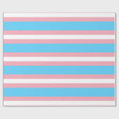Transgender pride flag Wrapping Paper ラッピングペーパー (フラット)