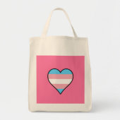 Transgender pride hearts トートバッグ (正面)