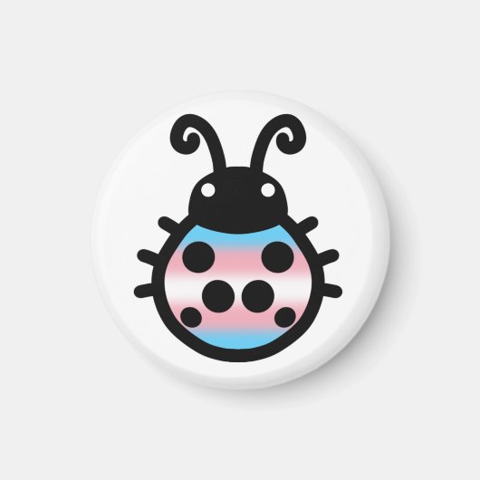 Transgender Pride Ladybug Magnet マグネット (正面)