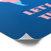 Transgender pride world map poster ポスター (角)