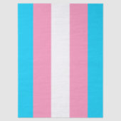  Transgender Stripes Flag Birthday 薄葉紙 (正面)