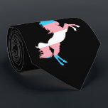 Transgender Tie Blue Pink Stripes Flag Unicorn ネクタイ<br><div class="desc">This design was created through digital art. It may be personalized by clicking the customize button and changing the color, adding a name, initials or your favorite words. Contact me at colorflowcreations@gmail.com if you with to have this design on another product. Purchase my original abstract acrylic painting for sale at...</div>