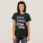 Transgender Transition Tシャツ (正面フル)