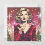 Transgender Woman Festive Christmas Poem シーズンカード (正面)