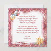 Transgender Woman Festive Christmas Poem シーズンカード (裏面)