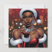 Transgender Woman Festive Christmas Poem シーズンカード (正面)