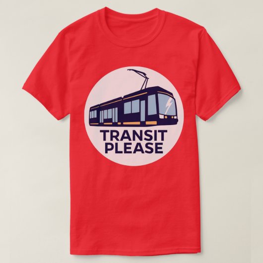 TRANSIT円でお願い Tシャツ (デザイン正面)