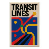 Transit Lines - Poster ポスター (正面)