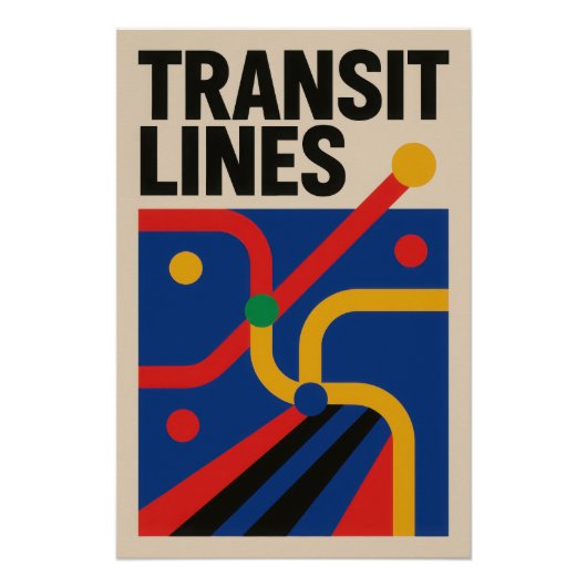 Transit Lines - Poster ポスター (正面)