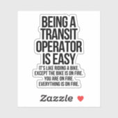 Transit operator シール (シート)