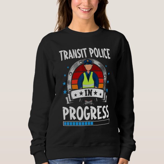 Transit Police In Progress Trainee Student スウェットシャツ (正面)