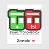 Transit Toronto Logo Sticker シール (シート)