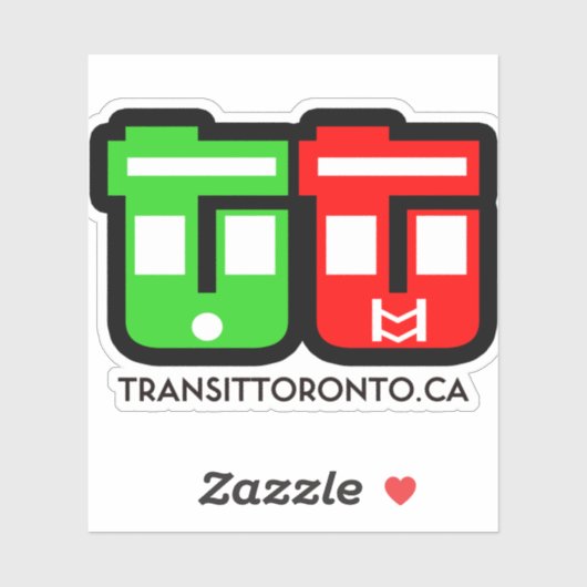 Transit Toronto Logo Sticker シール (シート)