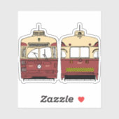 Transit Toronto PCC Front and Back Stickers シール (シート)