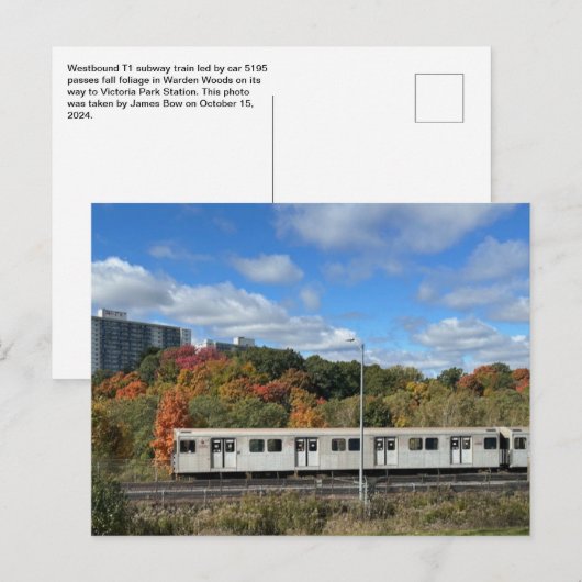 Transit Toronto Postcard 005 ポストカード (正面/裏面)