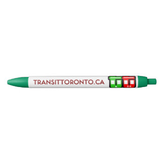 Transit Toronto Retractable Pen - Green 黒ボールペン
