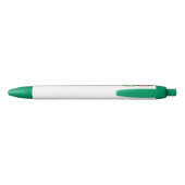Transit Toronto Retractable Pen - Green 黒ボールペン (裏面)