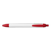 Transit Toronto Retractable Pen - Red 黒ボールペン (裏面)