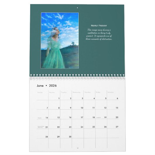 Transitions: 2026 Calendar by Joyce Huntington カレンダー (6月 2026)