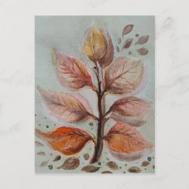 Translucent leaves シーズンポストカード