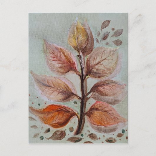 Translucent leaves シーズンポストカード (正面)